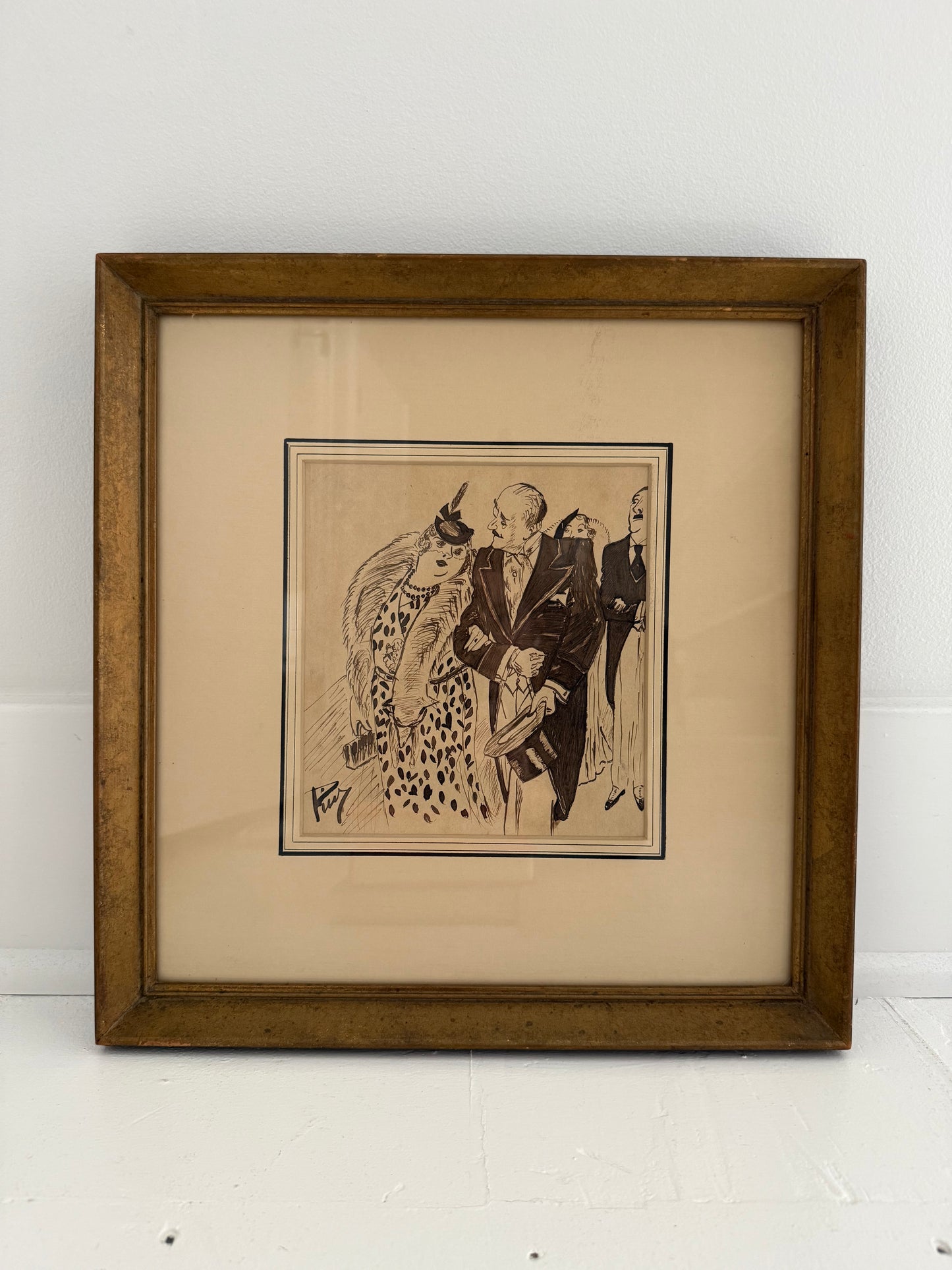 Formal Attire French Pen & Ink
