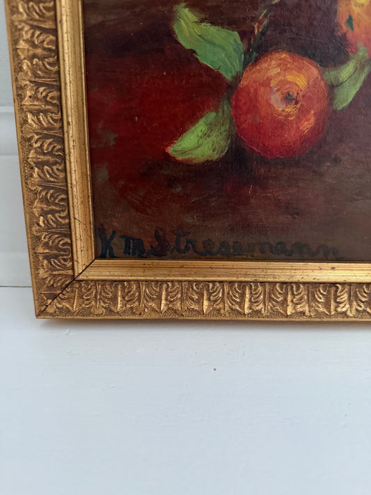 Fruit and Foliage Still Life