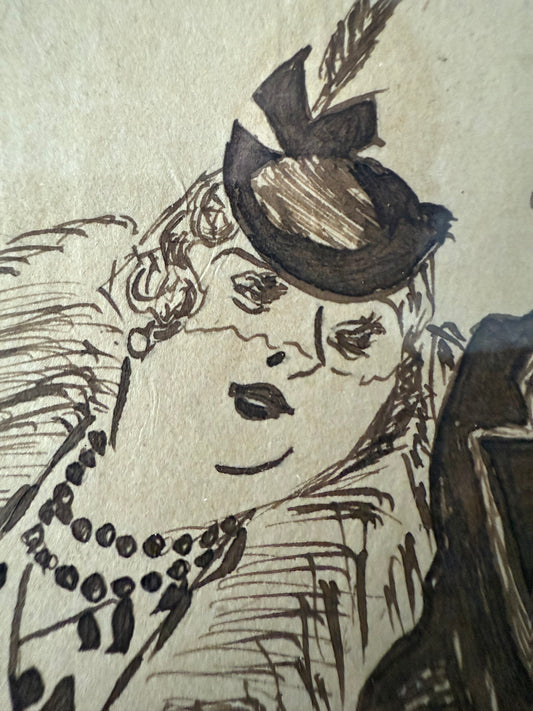 Formal Attire French Pen & Ink