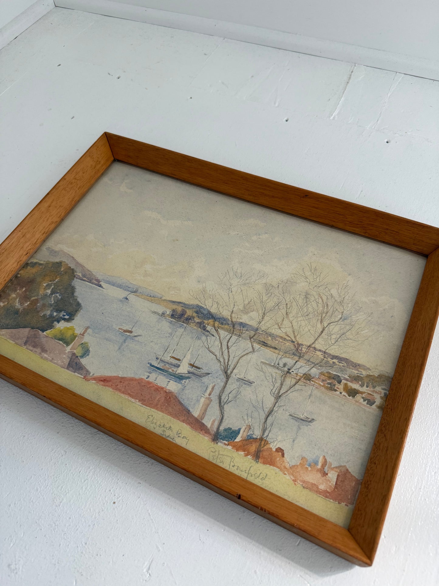 Elizabeth Bay, Sydney Watercolor
