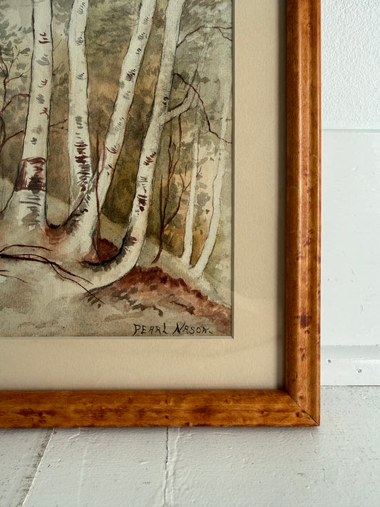 Birch Watercolor