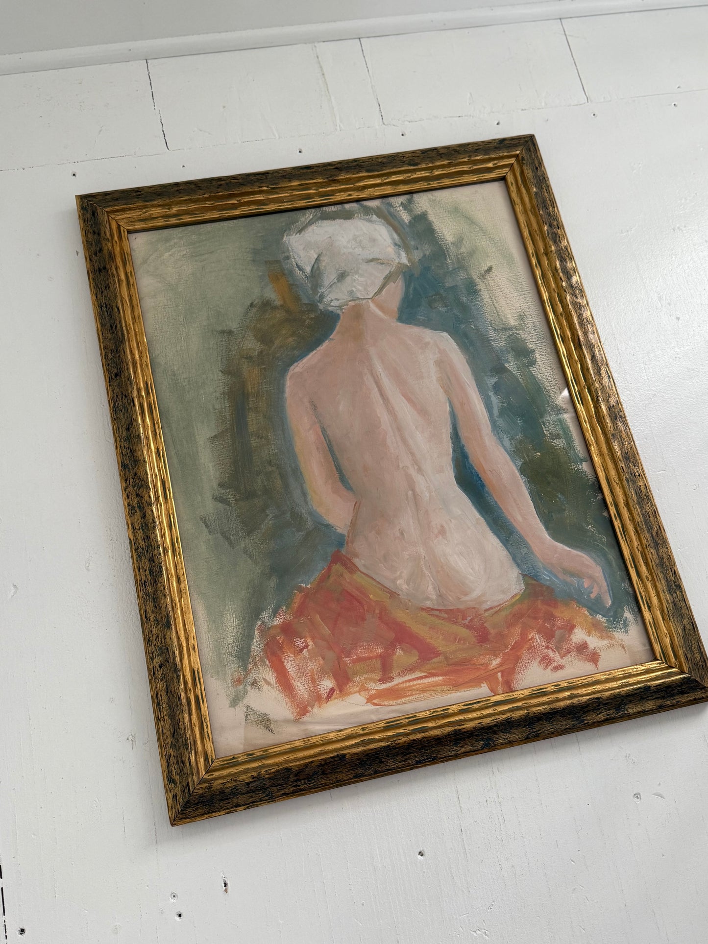 Seated Abstract Nude