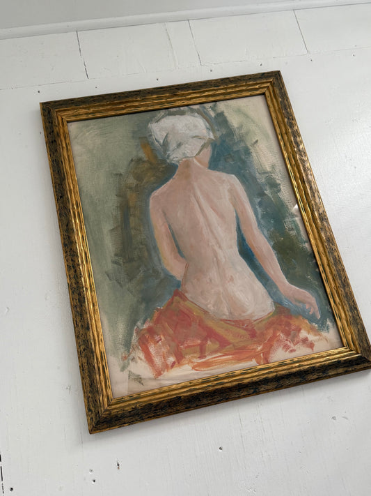 Seated Abstract Nude