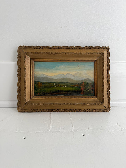 Miniature Mountain Valley Landscape