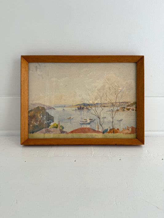 Elizabeth Bay, Sydney Watercolor