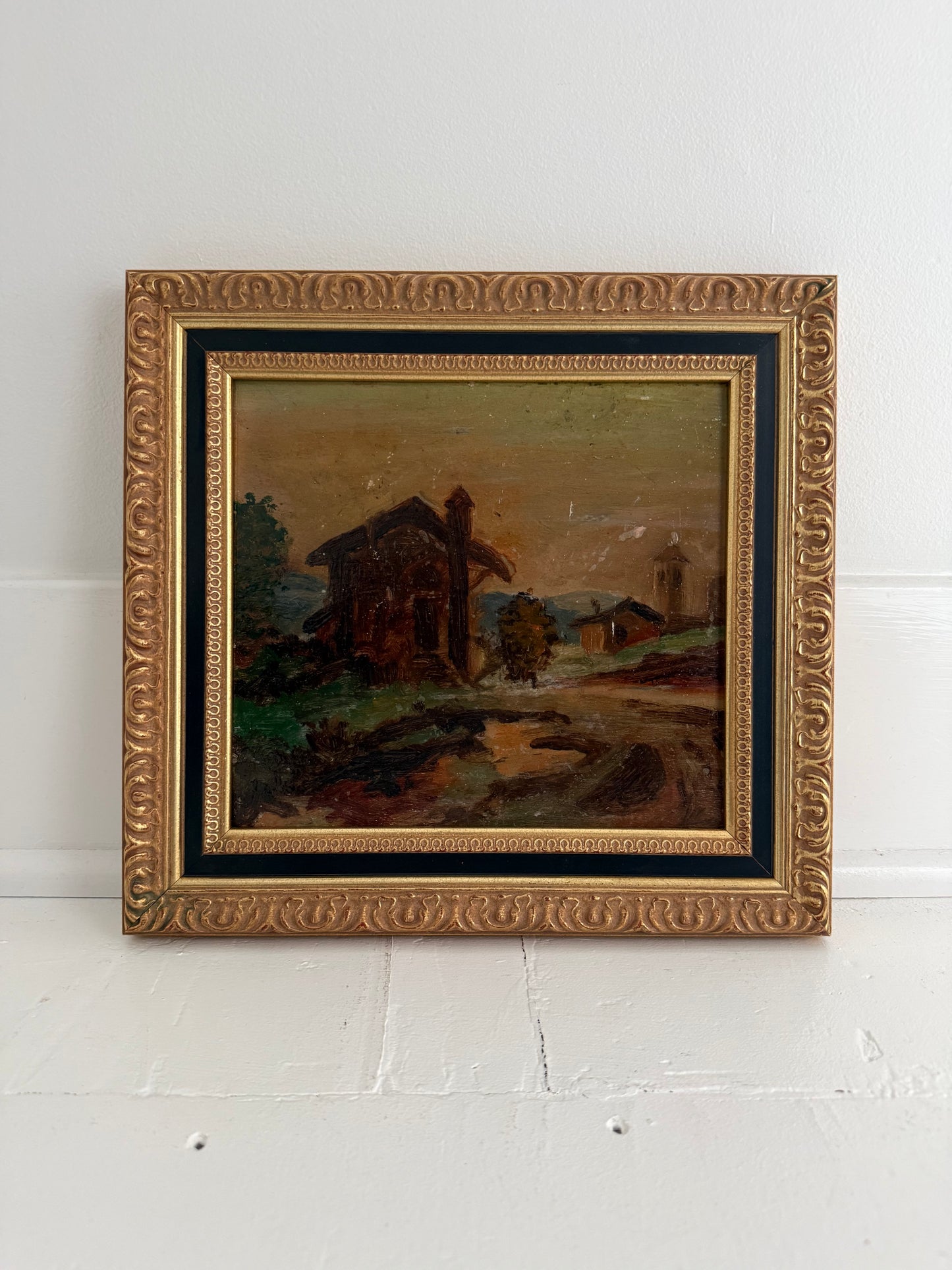 Italian Village Landscape