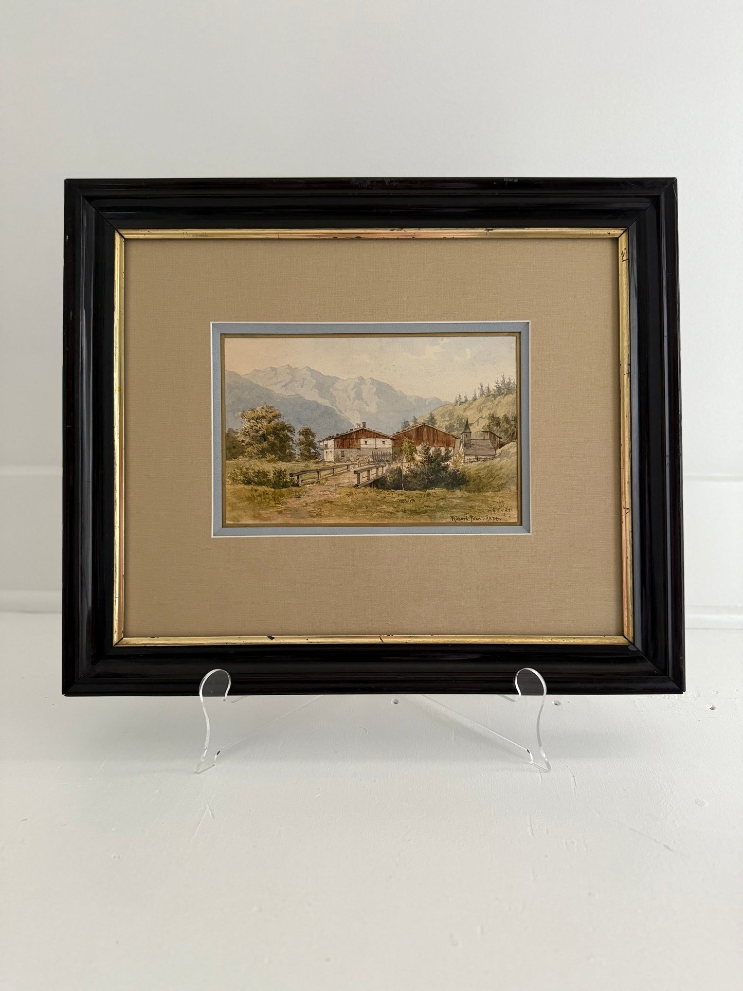 German Watercolor Landscape