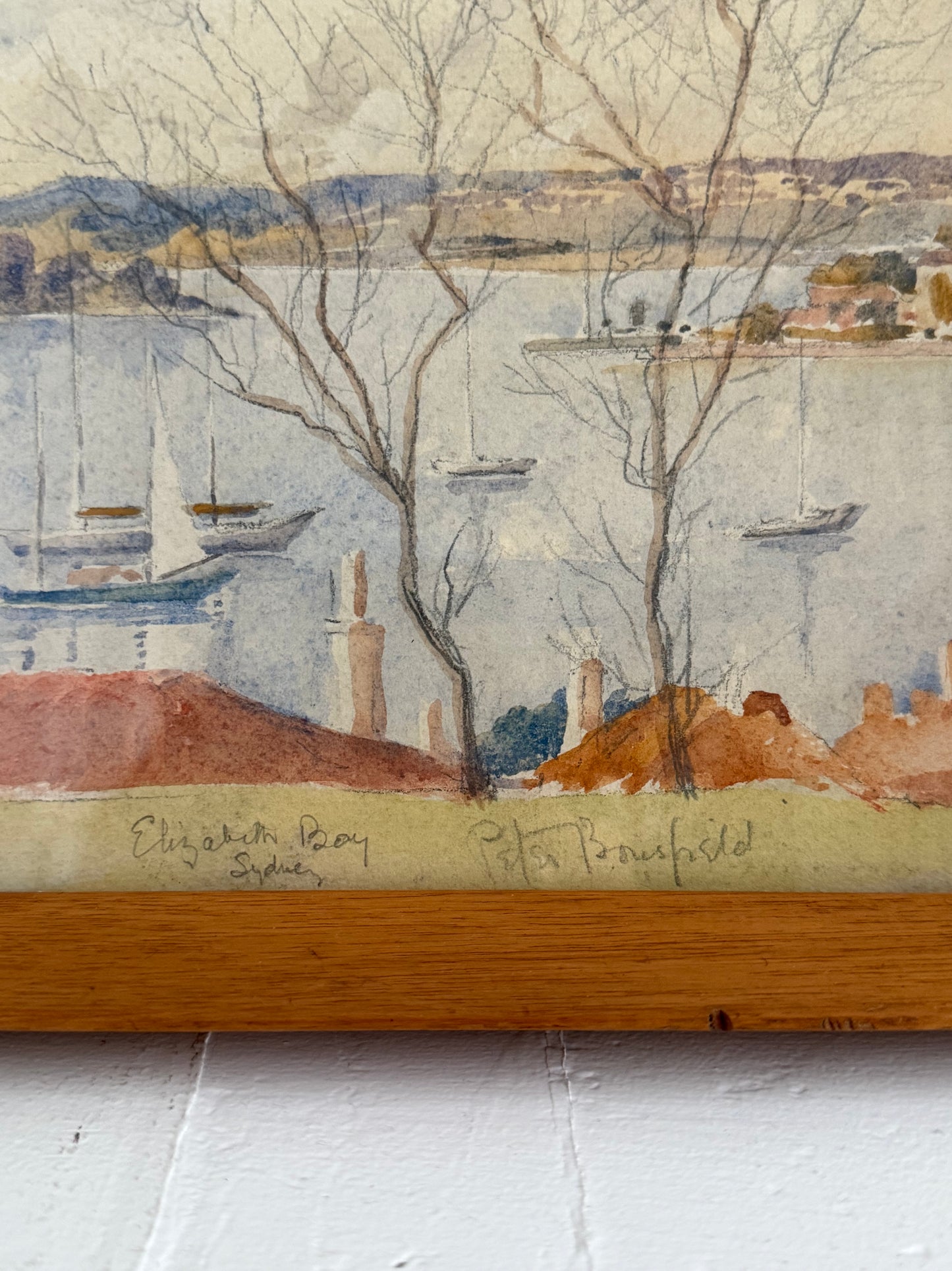 Elizabeth Bay, Sydney Watercolor