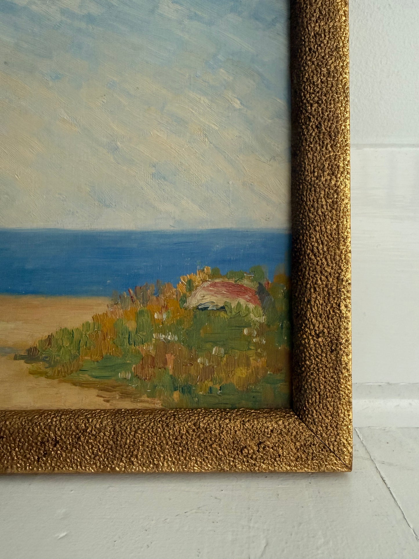 Impressionist Sailboat Scene