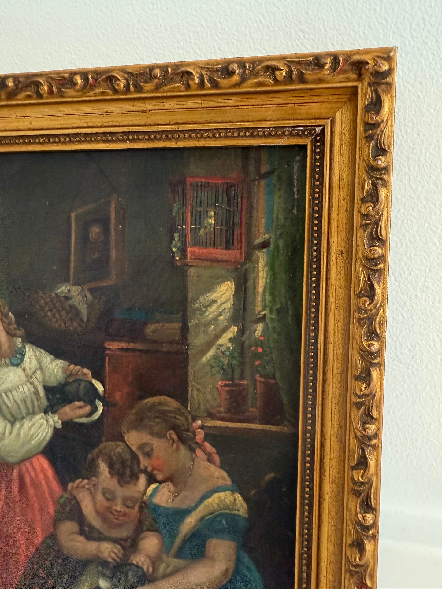 Children with Kittens