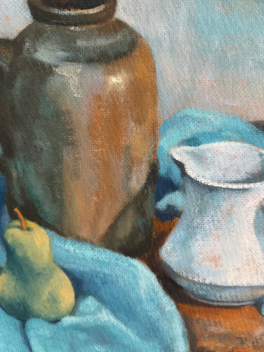 Still Life with White Pitcher