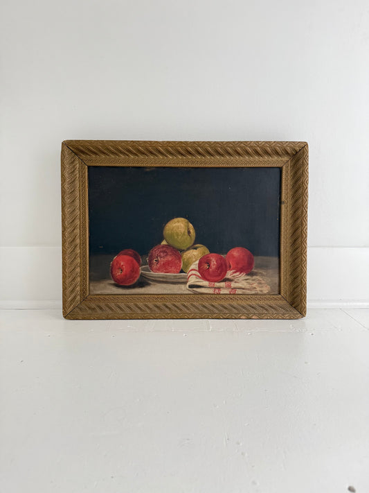 Apples with Linen Cloth