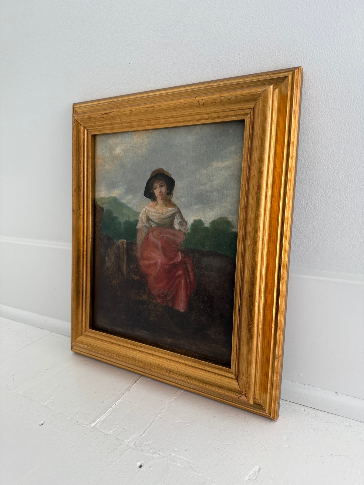 Peasant Girl with Red Skirt