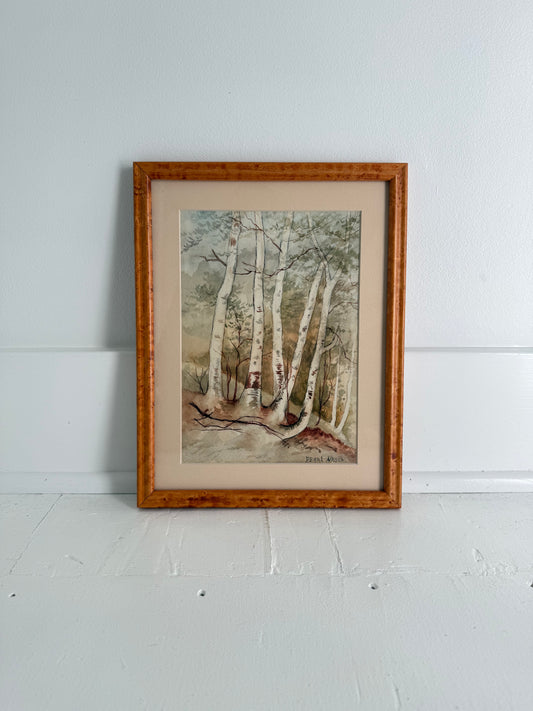 Birch Watercolor